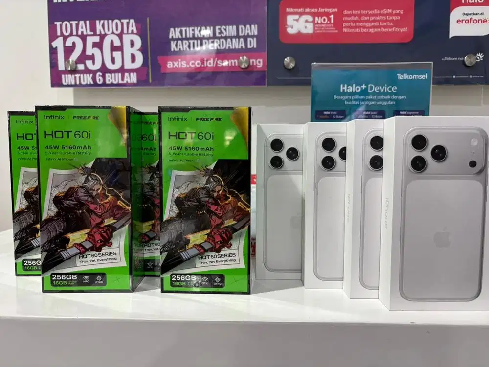 Jual hanphone baru segel resmi toko