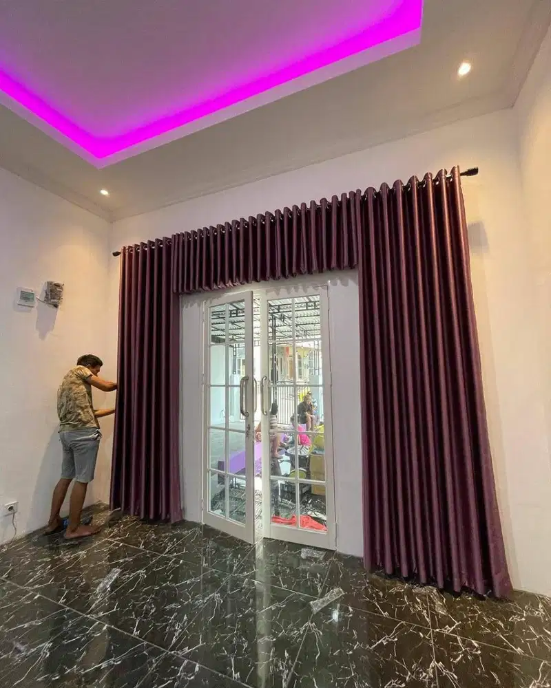 Gorden Pasang Wallpaper Korden Gordeng Horden Roller Blind