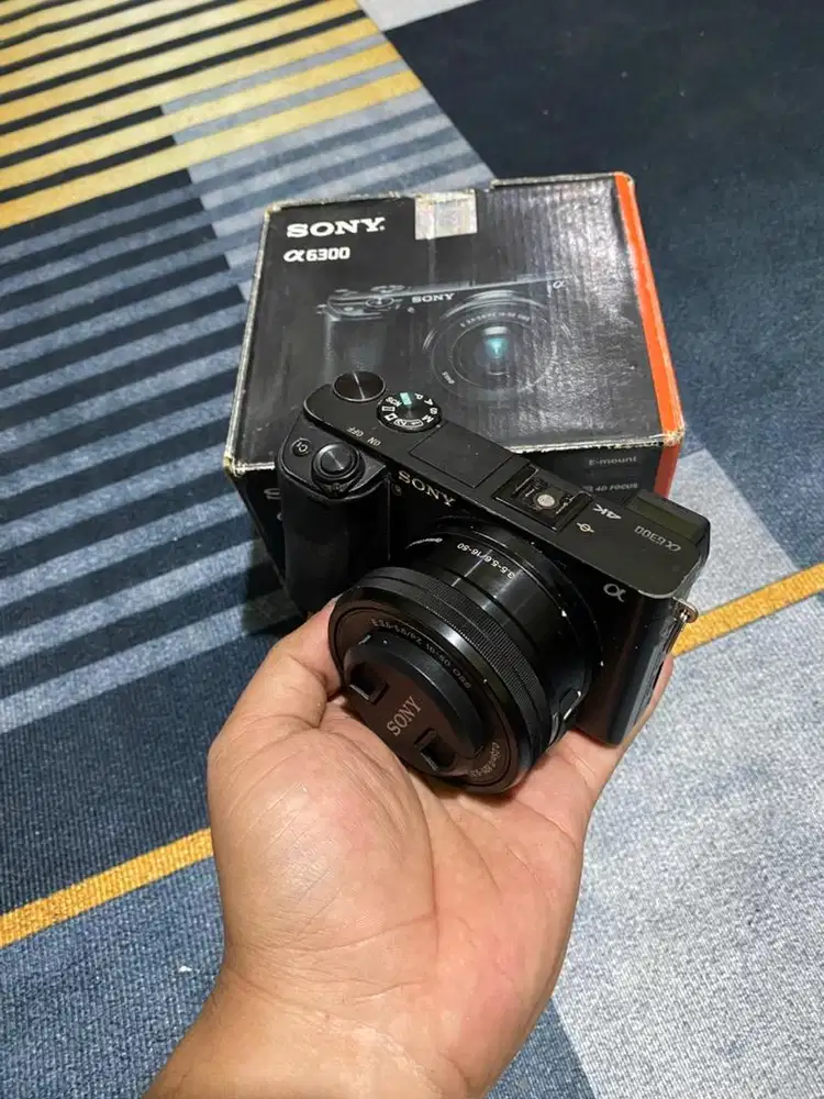 Kamera mirorles sony a6300 fullset kit 16-50 box
