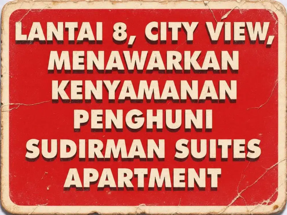 JUAL APARTMENT MURAH, SUDIRMAN SUITES, BANDUNG, SUDIRMAN, ASIA AFRIKA,