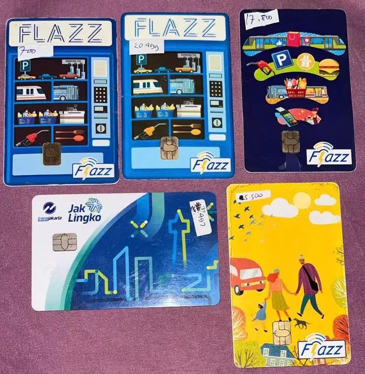 Kartu Flazz Gen 2, Kartu Kereta Kartu Tol Kartu Parkir Kartu Flazz BCA