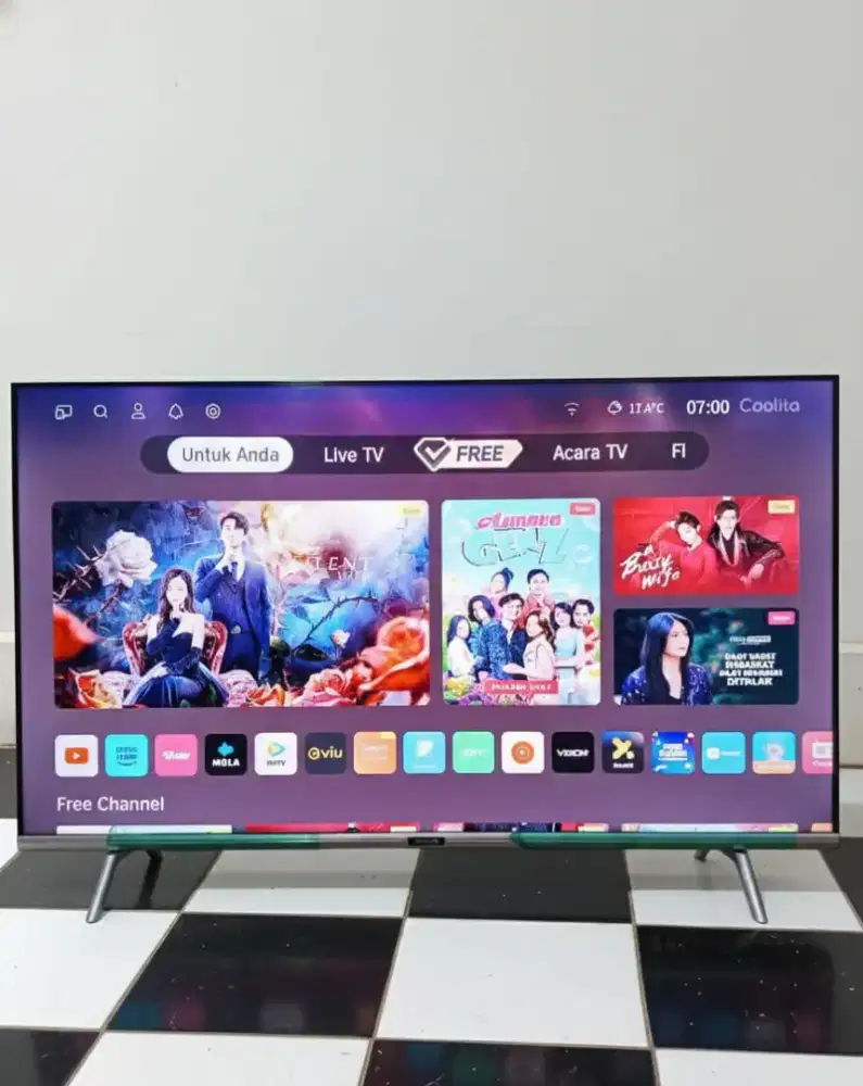 Tv smart coocaa 40'inch