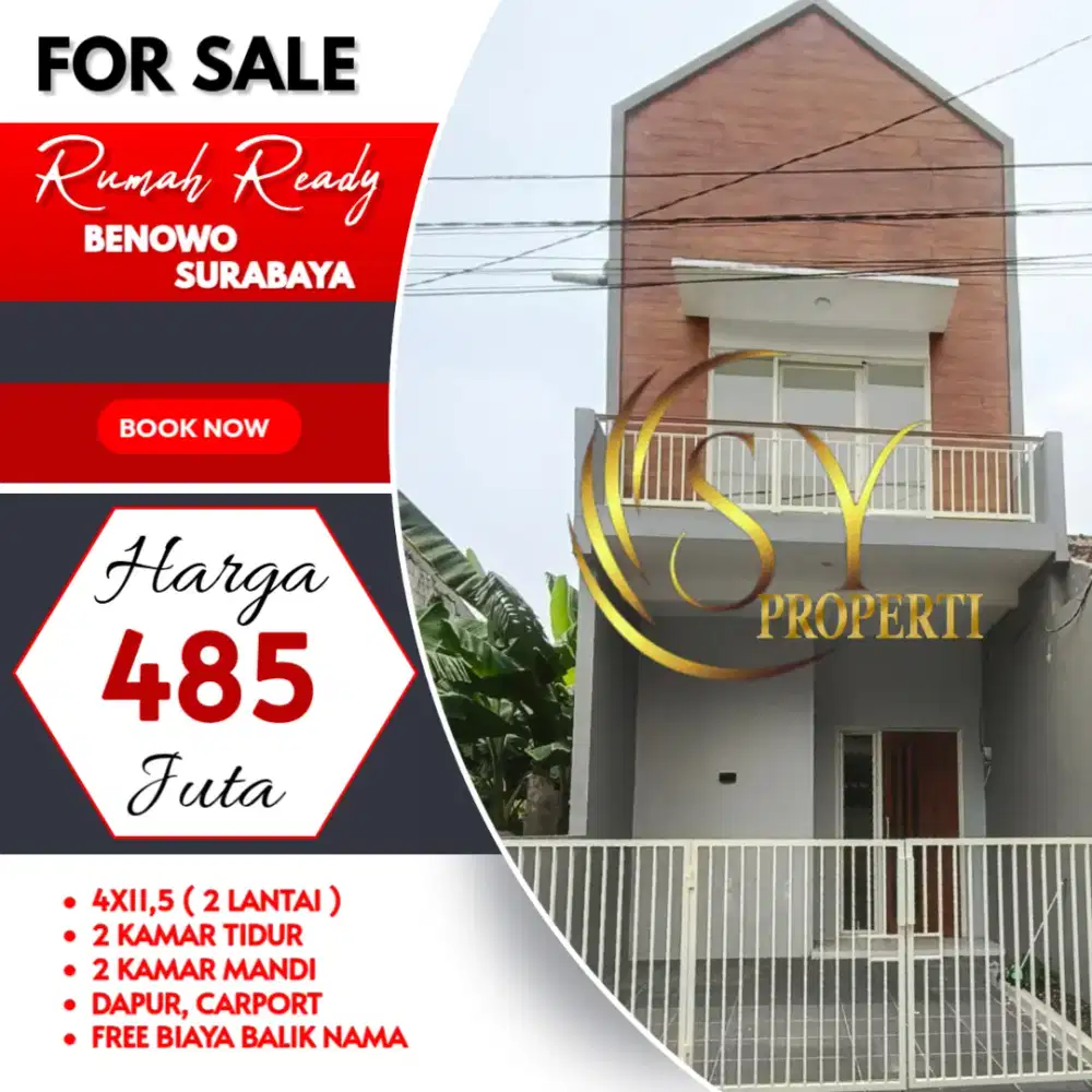 Rumah Benowo Surabaya Barat