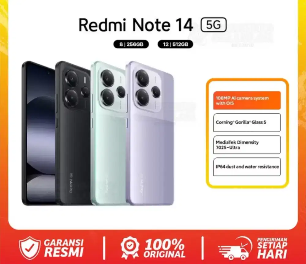 redmi note 14 5G 8/256 green