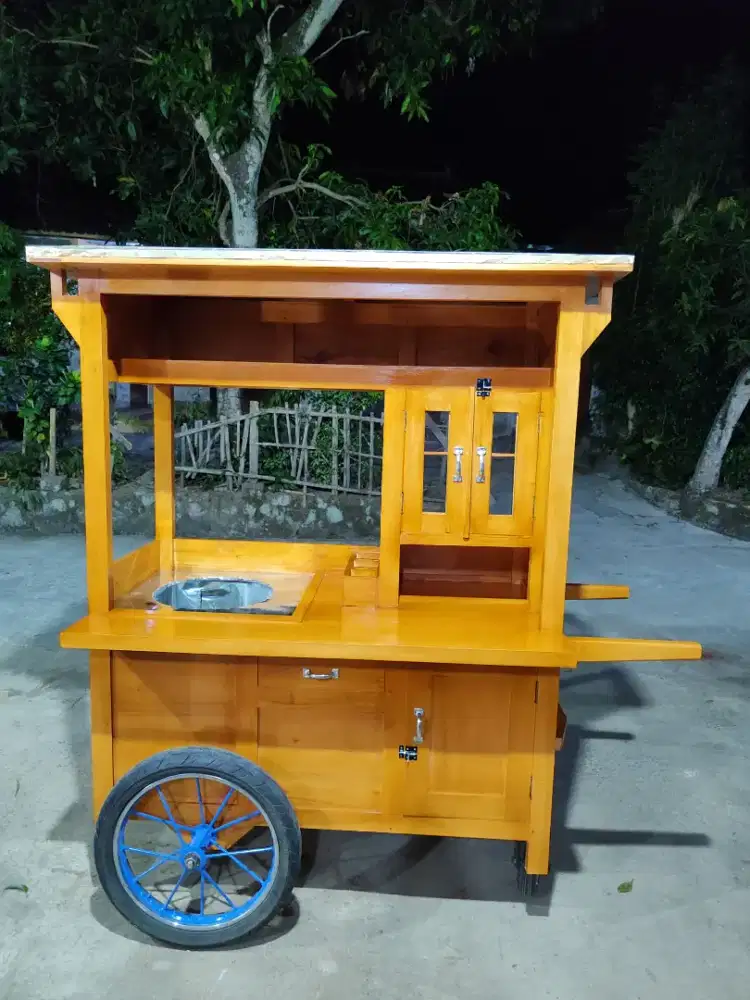Jual Gerobak Angkringan,Bakso,Mie Ayam,Bubur,Roti BakardlL.Free ongkir