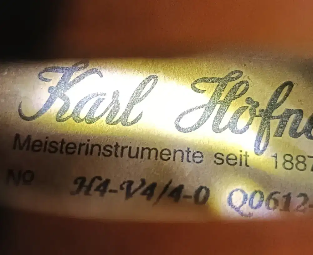 Violin 4/4 Karl Hofner