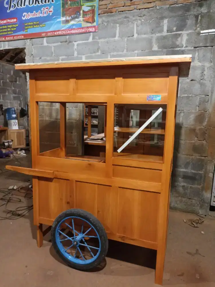 Jual Gerobak Angkringan,Bakso,Mie Ayam,Bubur,Roti BakardlL.Free ongkir