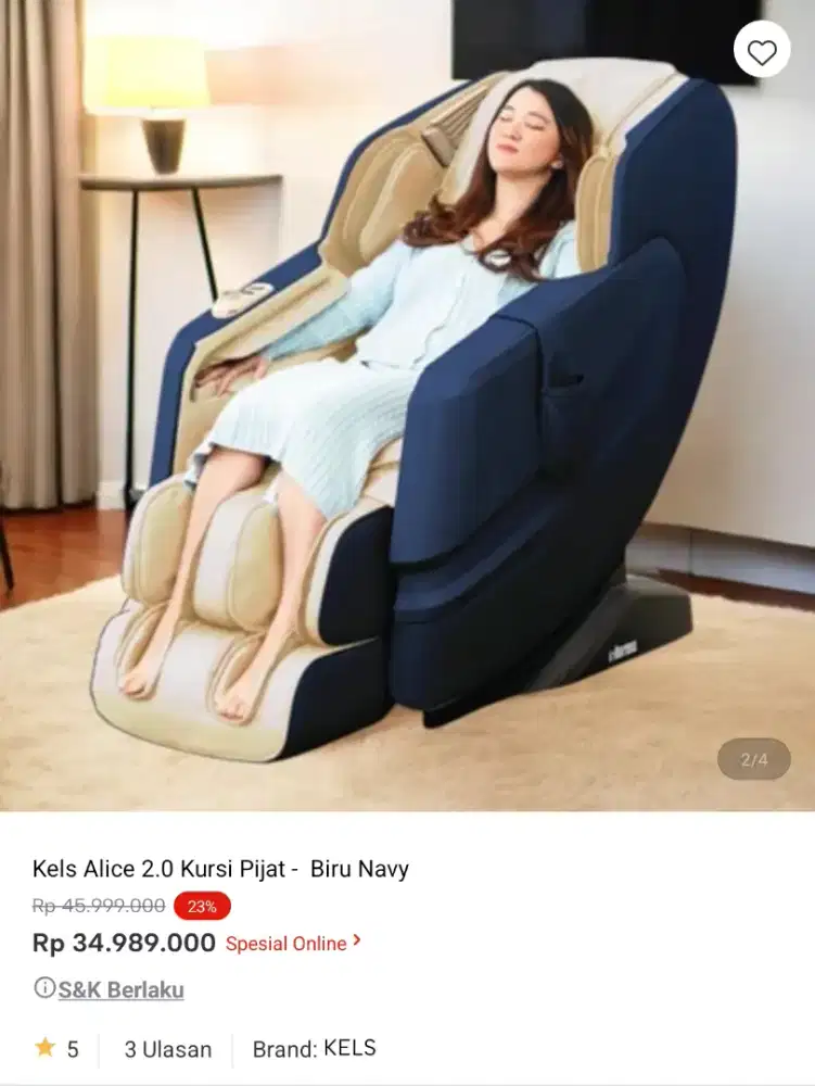 kursi pijat promo bisa cicilan syarat ktp tanpa dp