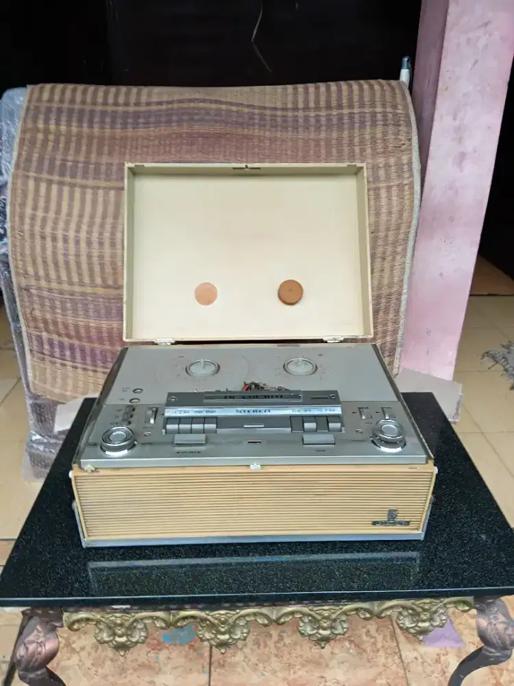 reel to reel grundig tk 340 hifi stereo mesin tabung tube