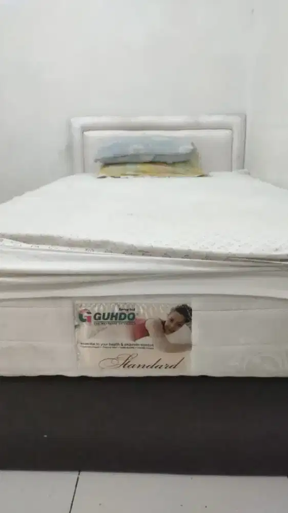 Springbed multibed GUHDO uk 120 x 200 bagus, bonus matras protektor