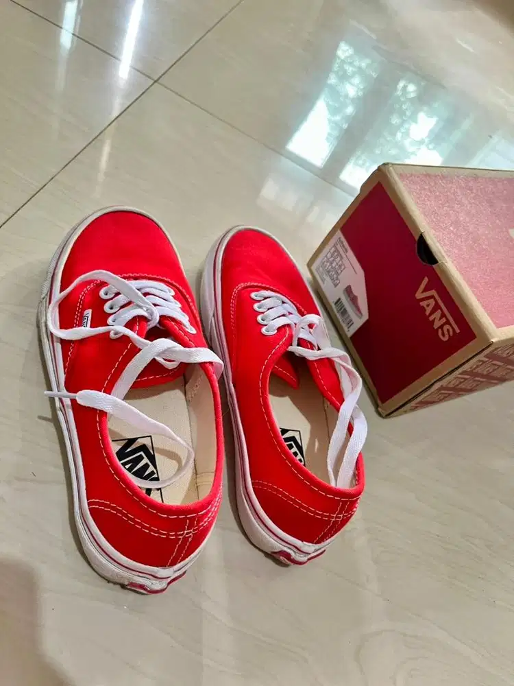 Vans Authentic Red Chili ORI Uk 38