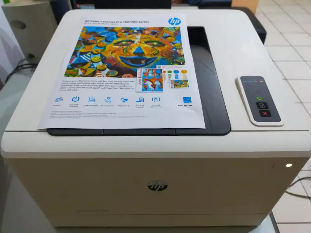 Printer LaserJet warna HP pro m154a normal ok