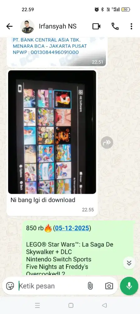 Promo Games OFW Nintendo Switch OLED V2 V1 LITE NS2