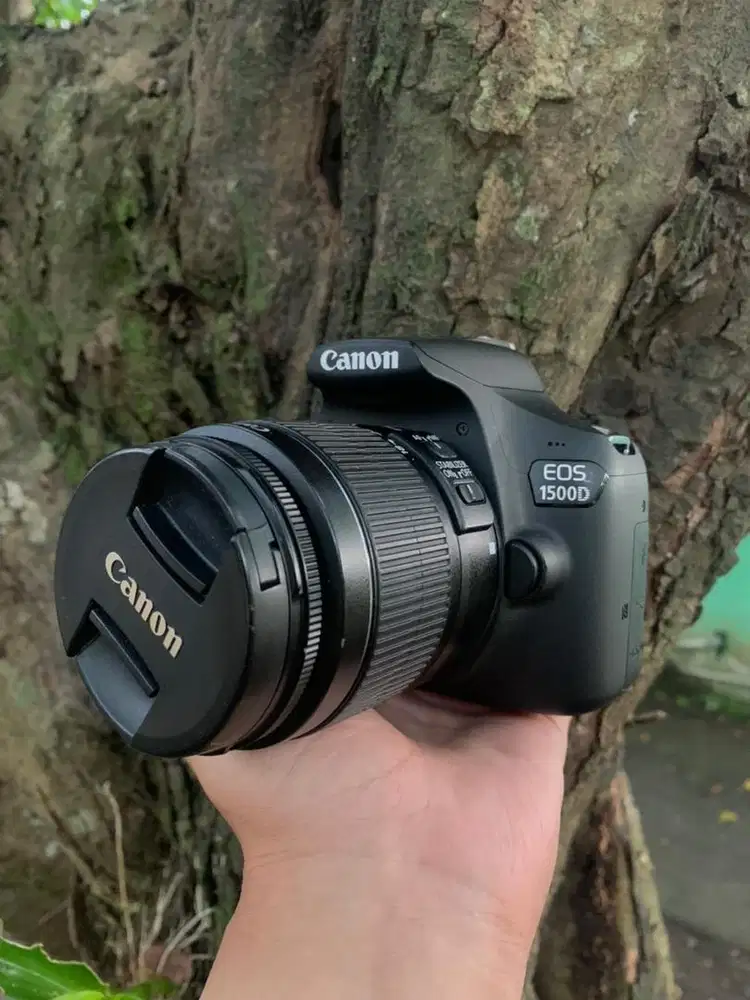 Canon 1500d lensa kit fullset boks