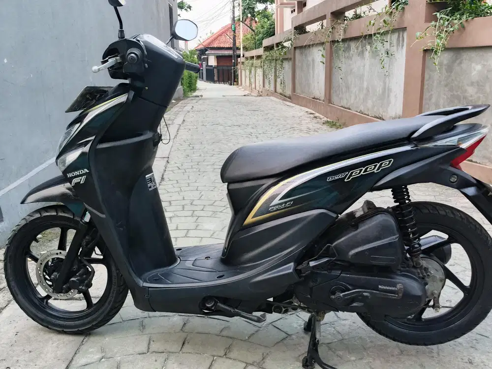 Honda beat pop 2016 stater halus mulus terawat
