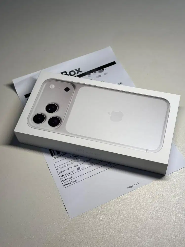 iPhone 17 Pro Max 256GB Silver (iBox) New