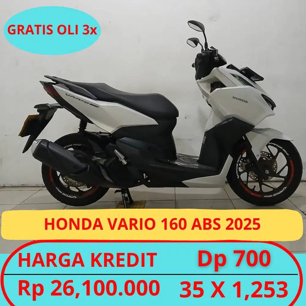 HONDA VARIO 160 ABS 2025 DP HANYA 700 RIBU GUYSSS