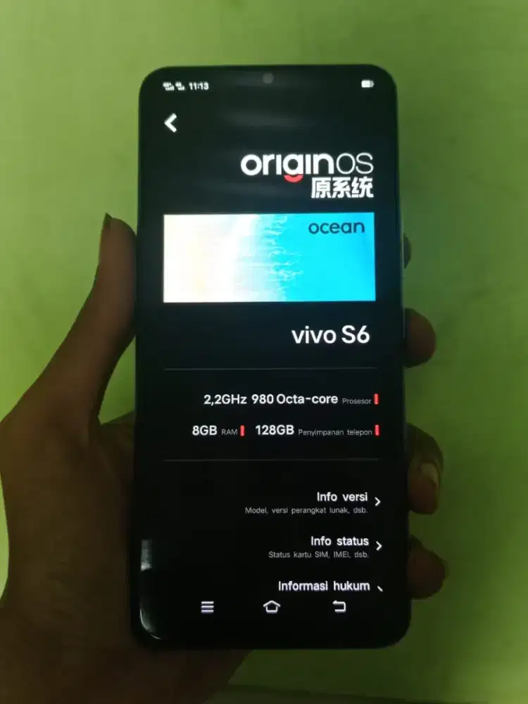 Vivo S6,6G,ex inter all oprator