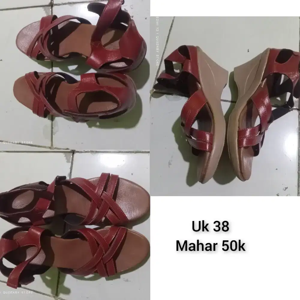 Dijual sepatu dan heels