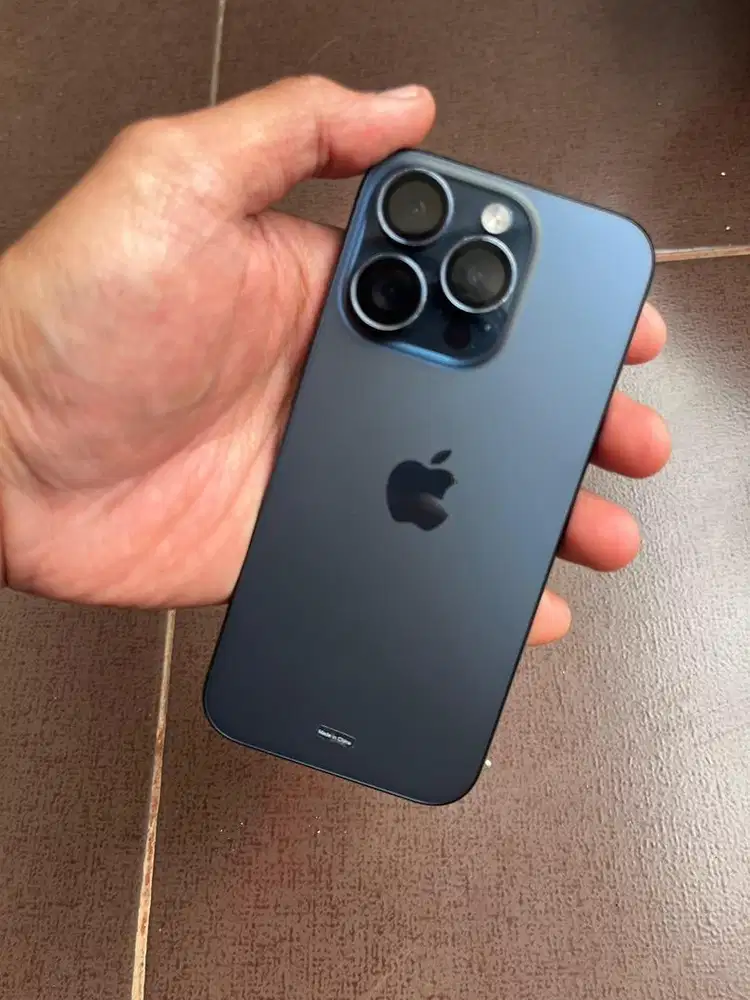 Dijual Iphone 15Pro 128Gb DeepBlue Mulus