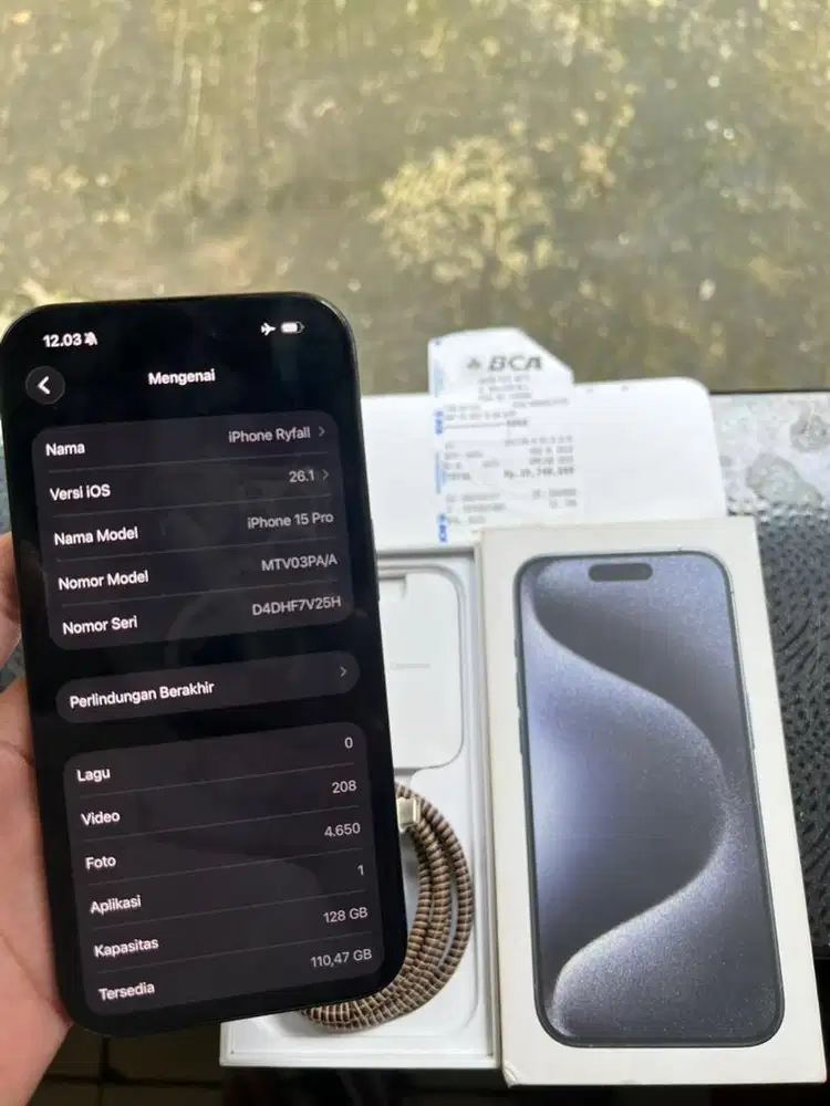 IPHONE 15 PRO 128GB RESMI IBOX