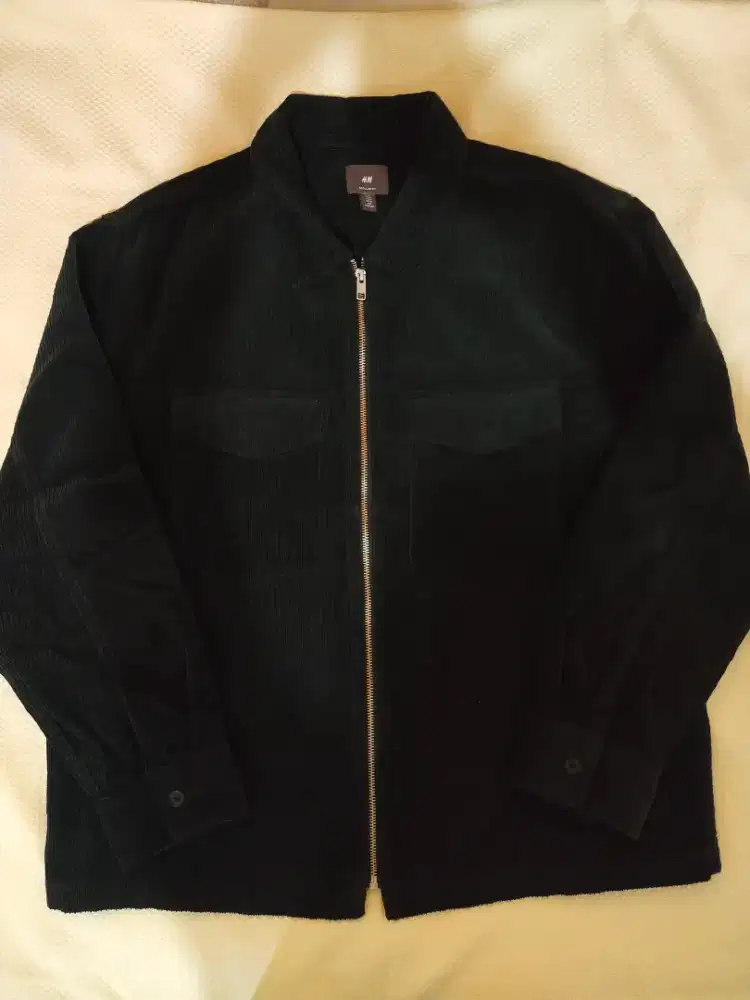 Jaket mewah HM hijau gelap sangat cakep dan baguss banget