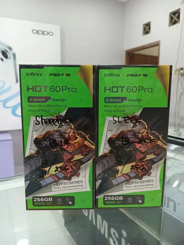 INFINIX HOT 60 PRO 8+8/256 GARANSI RESMI BARUU