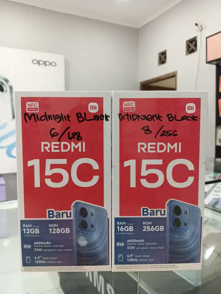 NEW REDMI 15C 8/256 GARANSI RESMI