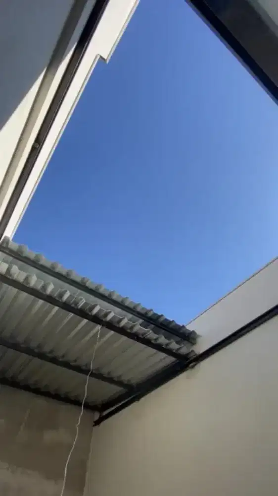 Kanopi sleding atap baja ringan,anti macet