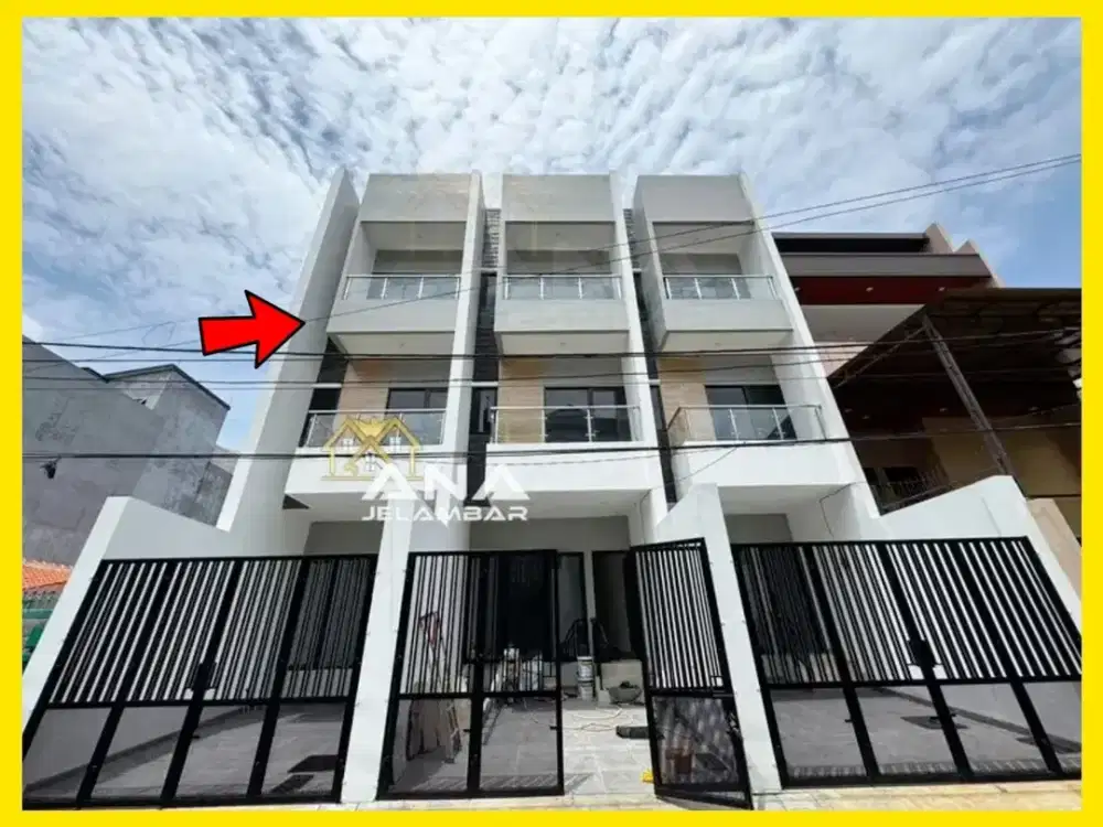 ANA RUMAH BARU 4.33X20M² DI KAVLING POLRI JELAMBAR ka
