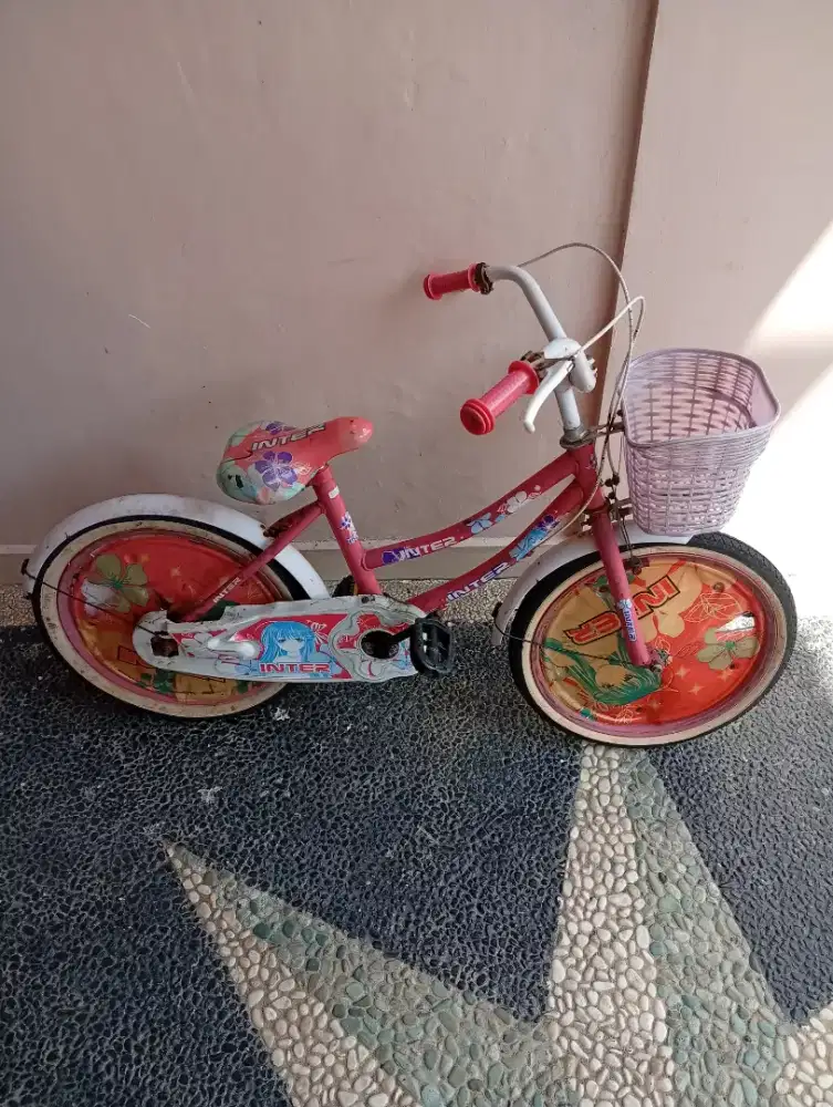 Dijual cepat sepeda anak cewek umur 5 tahun keatas