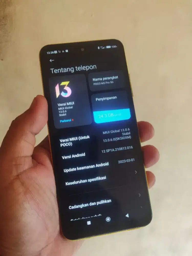 Poco M3 pro 5G 4/64 asal skr 850 cek pasaran aja