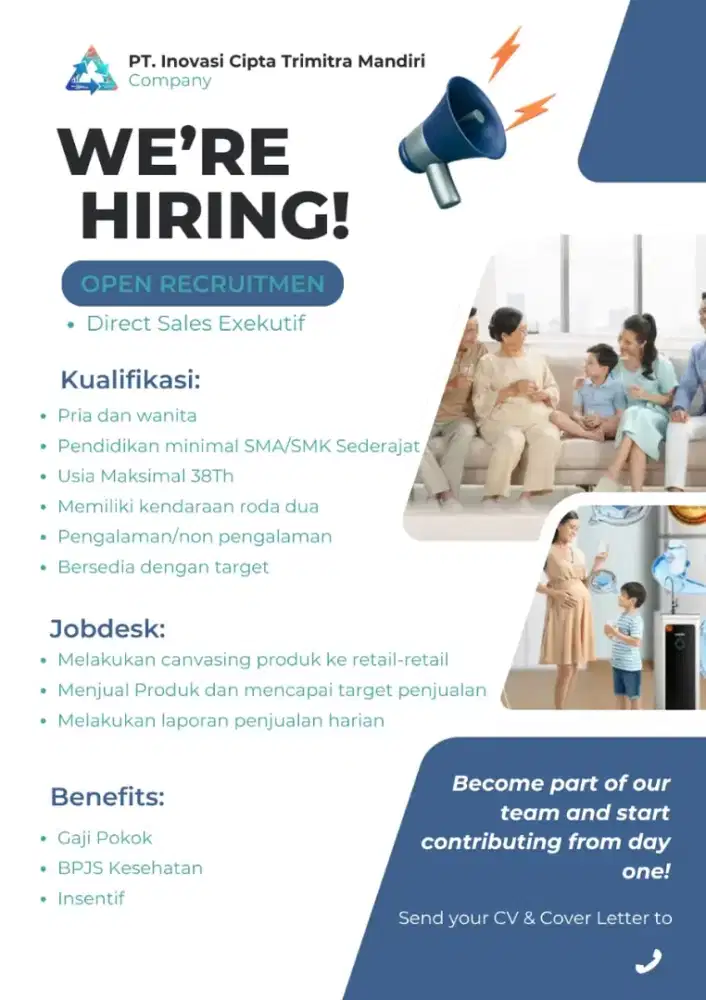 WE ARE HIRING SPG SPB PT KAROFI x PT ICTM