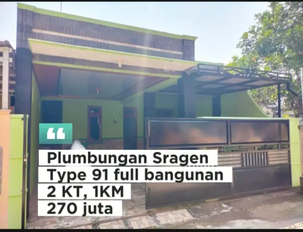 Rumah plumbungan Sragen
