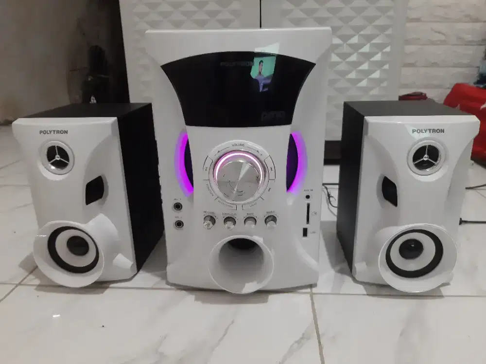 DI JUAL CEPAT!! Polytron PMA 9505 Bluetooth multimedia speaker system.
