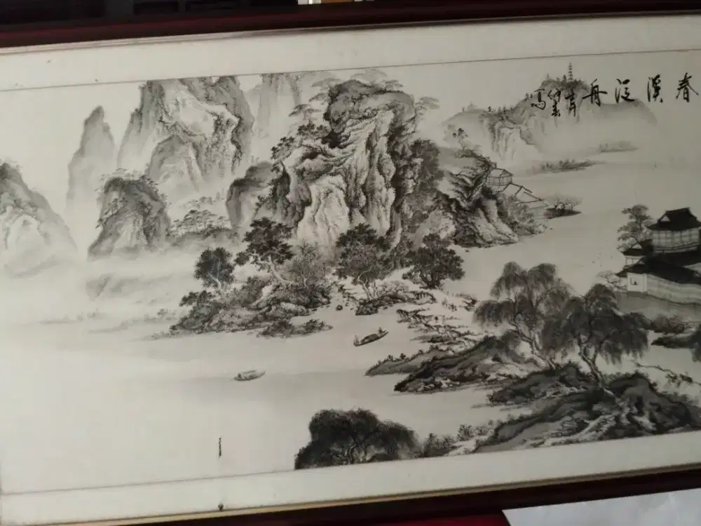 LUKISAN PEMANDANGAN DARI CHINA