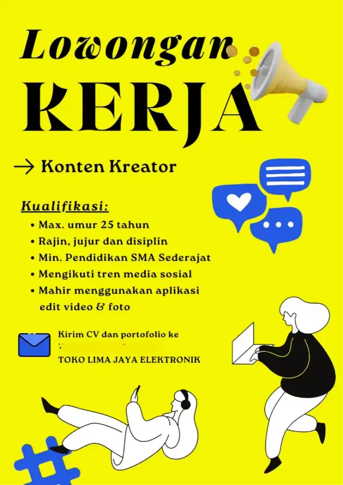 KONTEN KREATOR TOKO ELEKTRONIK