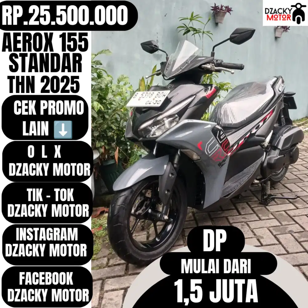 AEROX 155 STD THN 2025 SECOND LIKE NEW