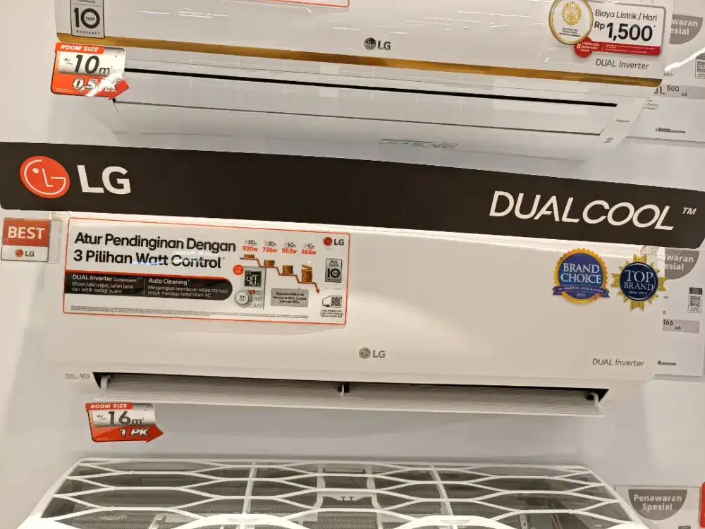Bunga Cicilan 0% AC INVERTER LG 1PK