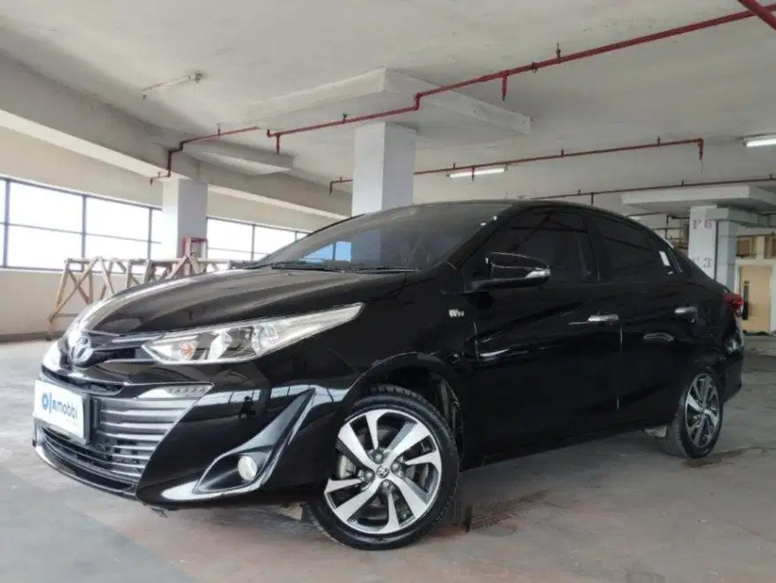 Pajak Panjang TDP 10JT Toyota Vios 1.5 G Bensin-AT 2021 Hitam