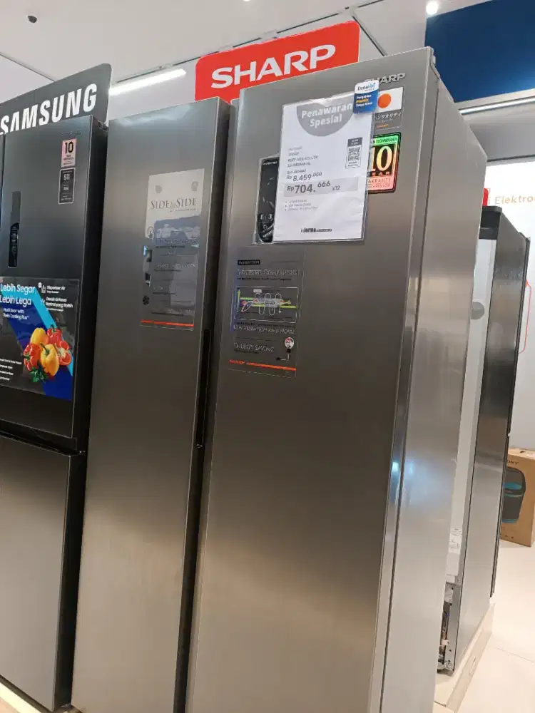 Bunga Cicilan 0% SHARP REFF SXS 472 LTR