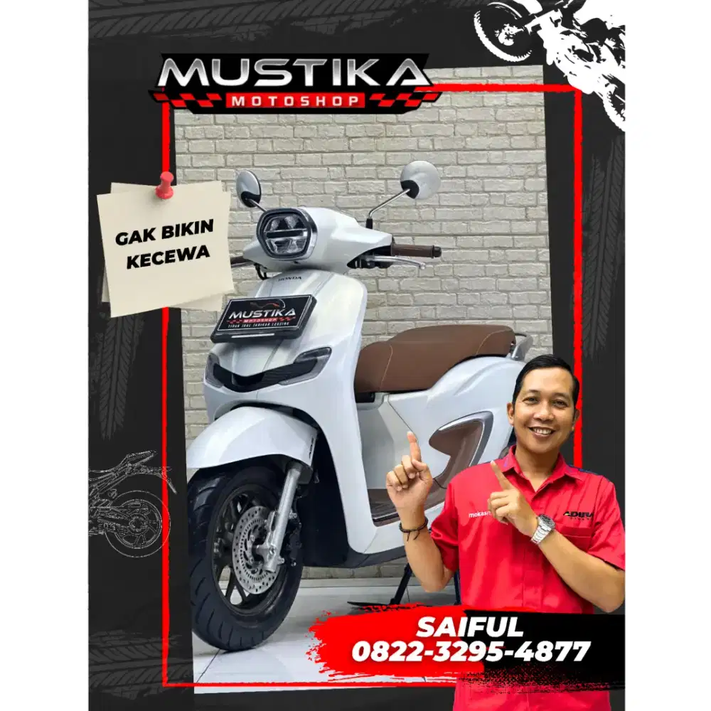 Perfect Condition!!Honda Stylo ABS 2024 White N Asli Mulus-Mustika