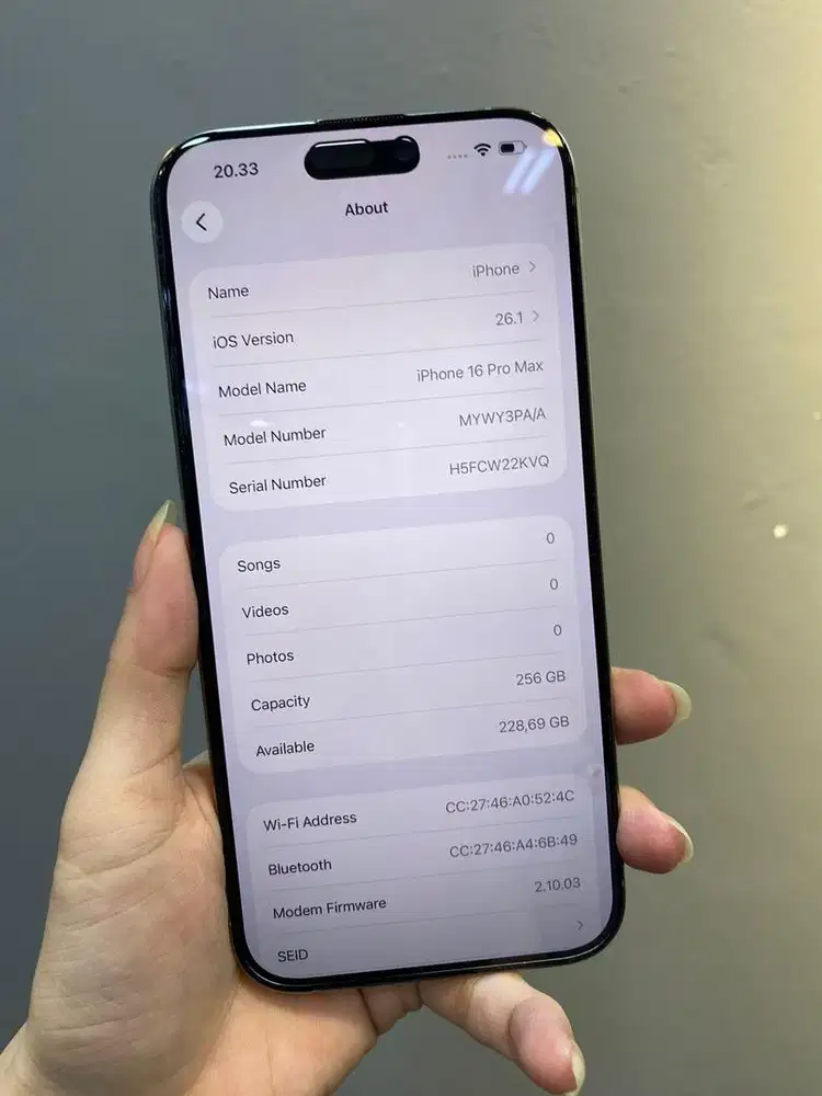 Iphone 16 pro max 256 ibox bh 100%