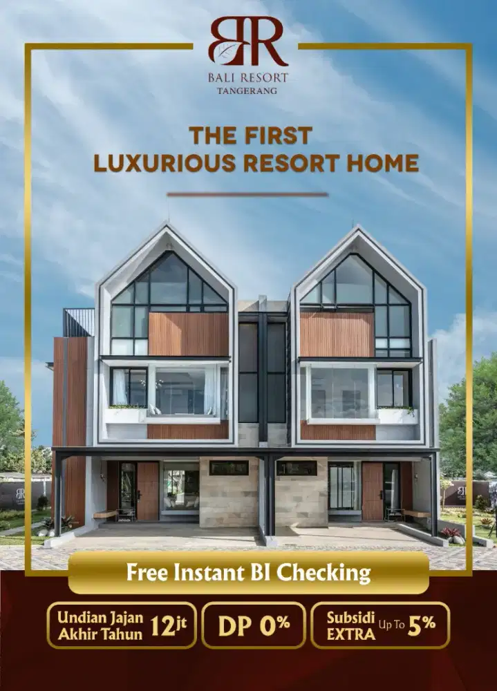 BALI RESORT SEPATAN 3 LANTAI SIAP HUNI