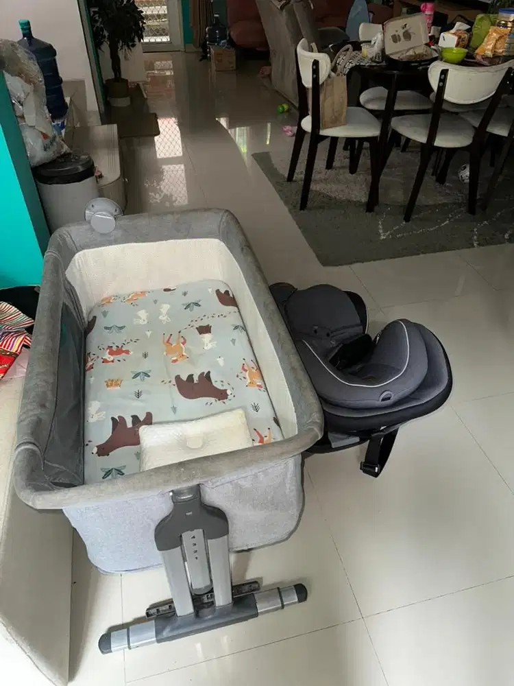 Box Baby Kasur Bayi Babydoes CH1781 Home Center SideBed Grey