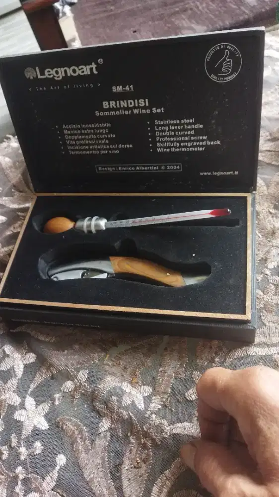 Sommelier Wine Set Legnoart SM-41