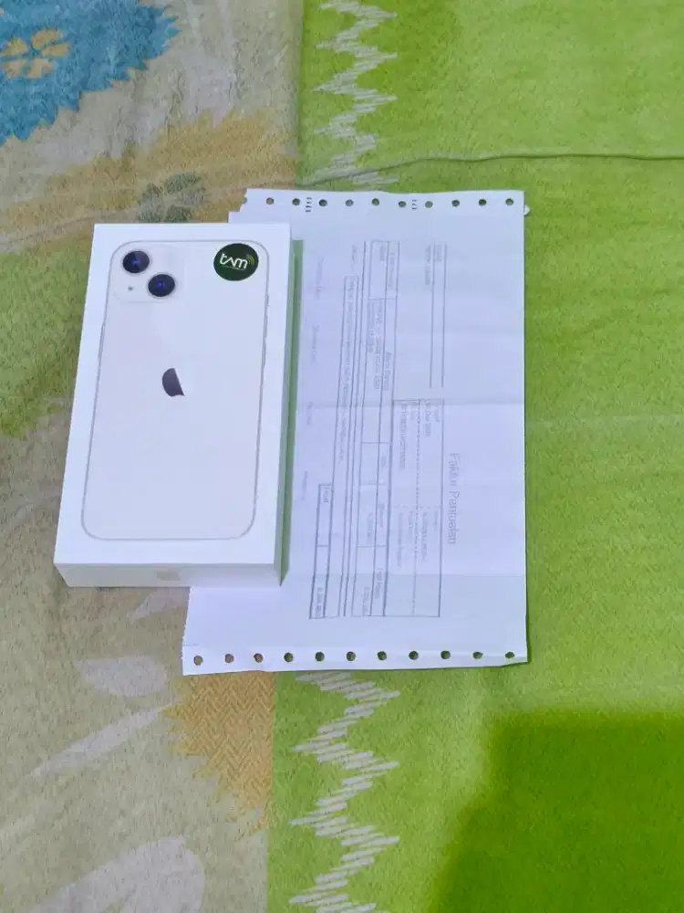 Iphone 13 putih new 128gb