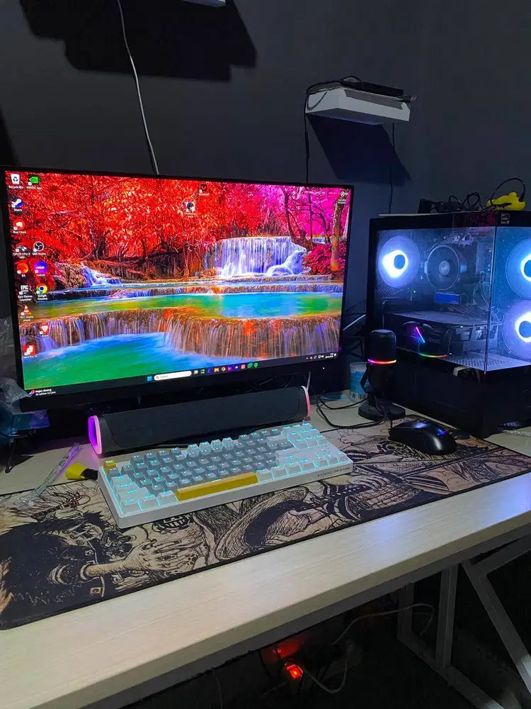 DIJUAL PC SET GAMING LENGKAP MONITOR 27 INCH