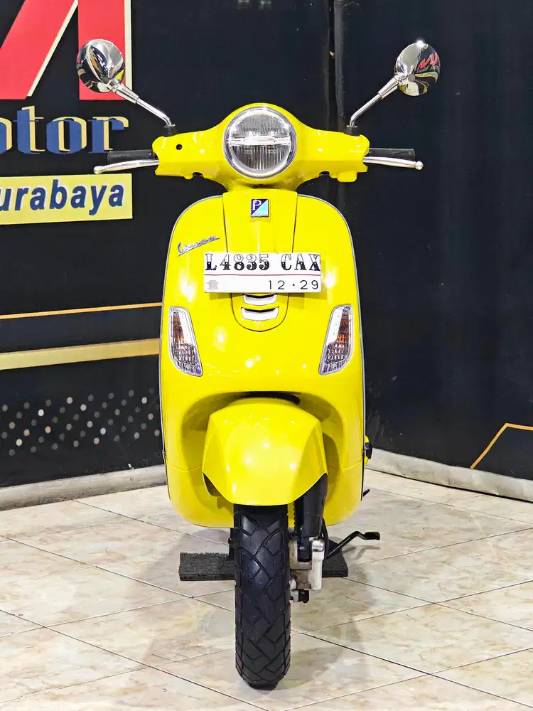 Piaggio LX125 I-get 2024 low Km yellow sole .Anugerah motor rungkut