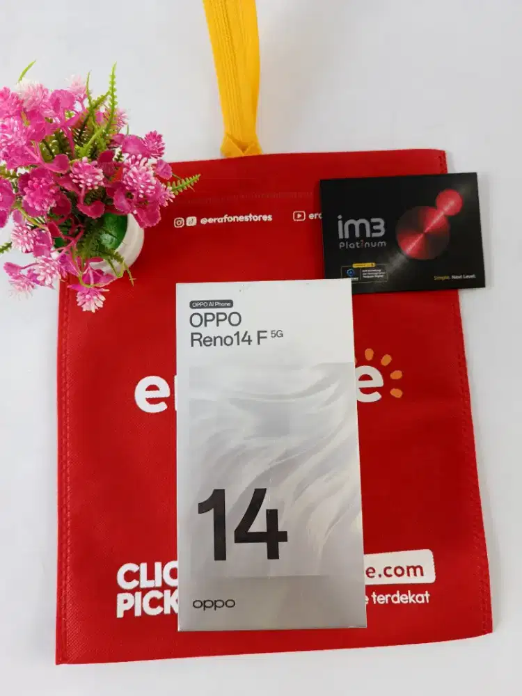 PROMO BUNDLING OPPO RENO 14F + KUOTA INDOSAT 300GB SELAMA 6 BULAN